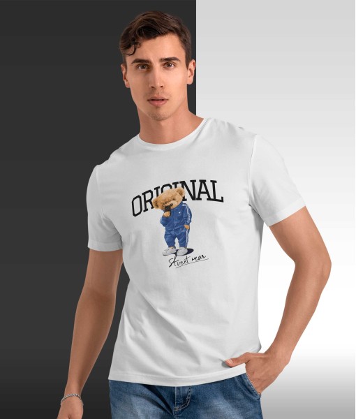 Мъжка тениска с щампа Мечета Original